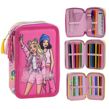 Astuccio scuola barbie mattel - barbie,