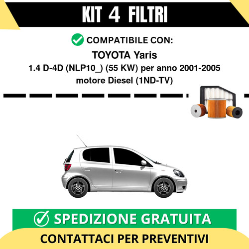 Kit filtri tagliando per - kit,
