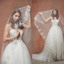 Velo da cattedrale strass