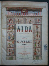 Verdi: Aida, arr. per