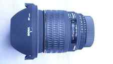 SIGMA NIKON FIT EX DG 20mm f/1.8 obiettivo FX + TAPPI + CAPPUCCIO + CUSTODIA 20mm 1.8