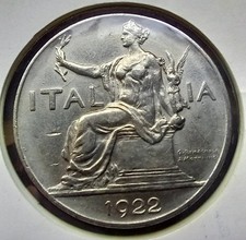 BUONO DA 1 LIRA 1922 - ITALIA