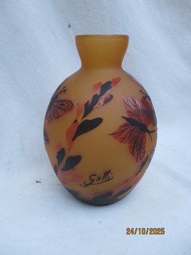 Vase signé galle tip - vase,