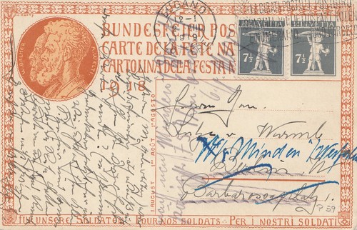 Svizzera 1919 lugano - svizzera:,