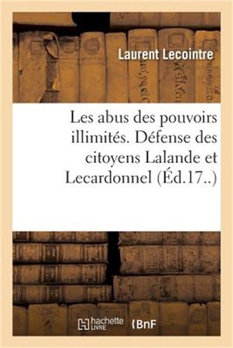 Les abus des pouvoirs - les,