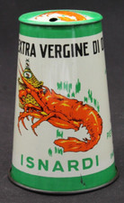 Antico Tappo Cappellotto Latta Damigiana Olio Oliva Oleificio Isnardi - Oneglia