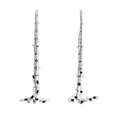 Livarno Catena di lumini led per ombrellone 80 led luce bianca calda Lampadina L