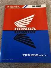 Honda TRX250 con manuale