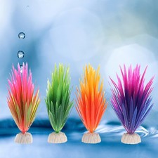  4 Pcs Piante Acquario Finte