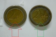 Moneta 2 euro errore di conio rarissima. anno 2002