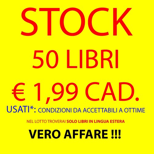 Stock libri lingua - in,