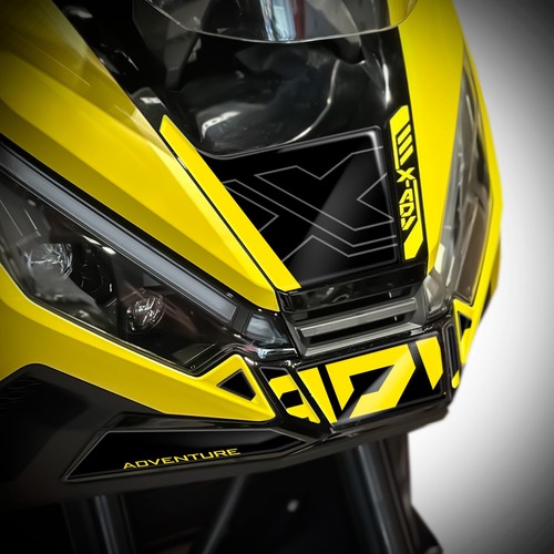 Adesivo frontale per honda - adesivo,