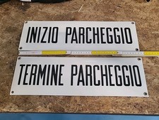 2 Insegne smaltate Epoca