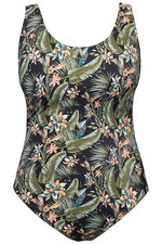 Costume da bagno da donna Studio Untold taglie forti coppe morbide stampa...