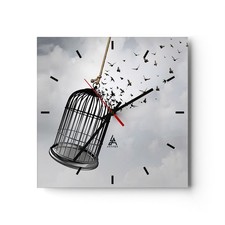 Orologio parete vetro - in,