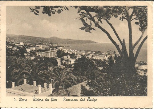 Sanremo panorama dalla - sanremo,