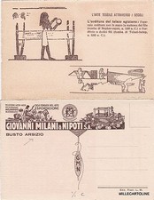 # BUSTO ARSIZIO: GIOVANNI MILANI- L'ARTE TESSILE -L'ORDITURA DEL TELAIO EGIZIANO