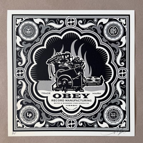 Stampa shepard fairey firmata - fairey,