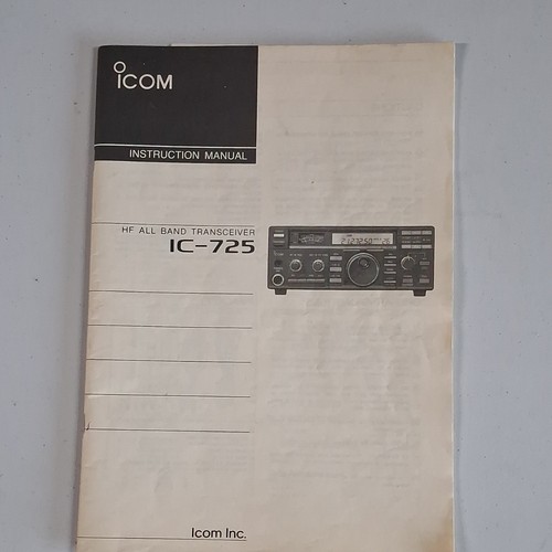 Icom 725 manuale di - ic-725,