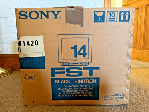 Sony boxed fst trinitron - boxed,