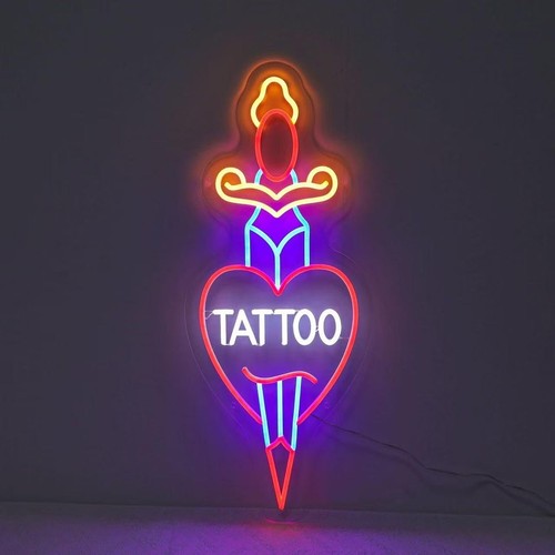 Tattoo insegna al neon - insegna,