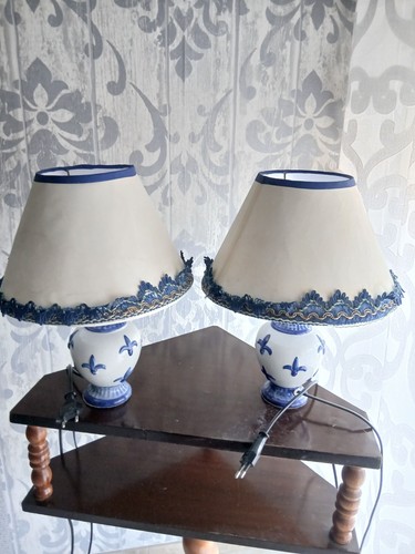 Coppia abatjour ceramica - coppia,