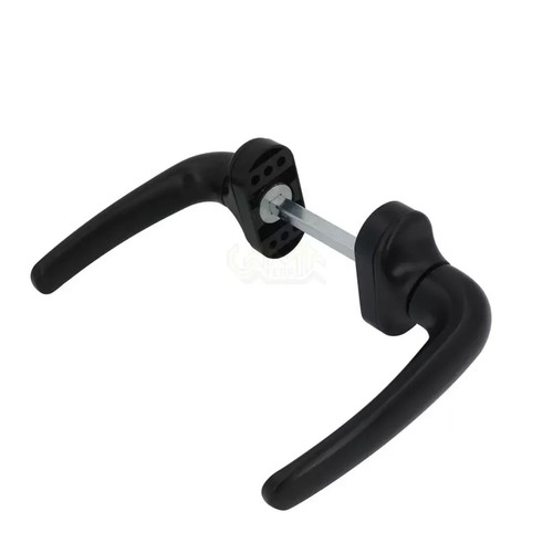 Coppia maniglia nera per - nera, porte