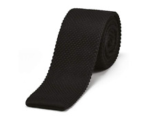 CRAVATTA CALZINO LANA CRAVATTINO TRICOT MAGLIA SLIM PUNTA QUADRATA MADE IN ITALY