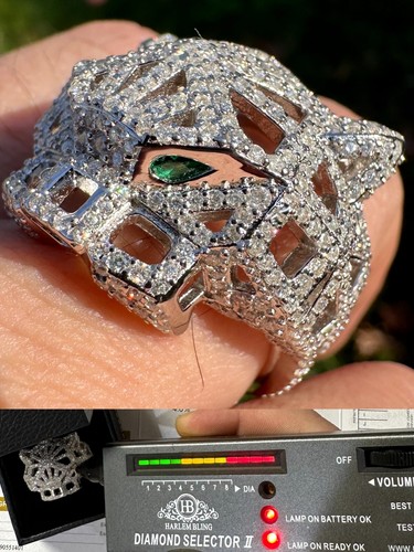 Anello hip hop ghiacciato