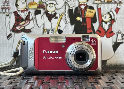 Canon powershot a460 rosso - a460,