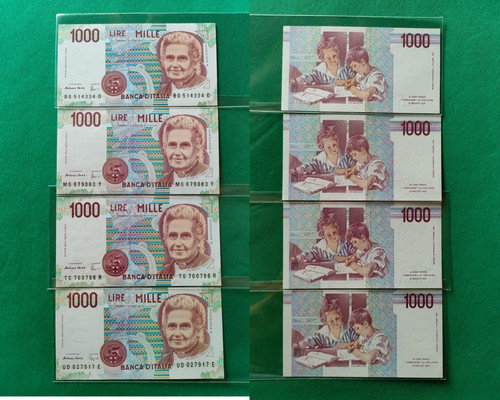 Italia 1000 lire - 1000, montessori