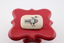 Spilla ceramica vintage San