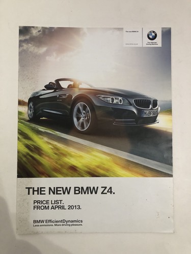 Bmw listino prezzi brochure - z4,