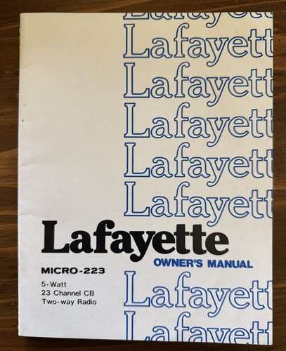 Lafayette micro 223a - lafayette,
