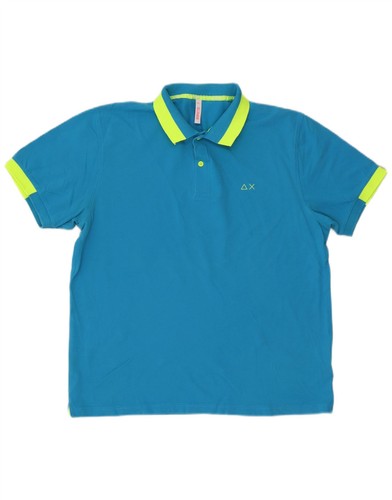Polo uomo sun68 2xl - 2xl, blu