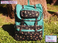 ? NAJ OLEARI Vero Vintage 1980 ZAINO scuola zainetto ASTUCCIO macchinine New ?