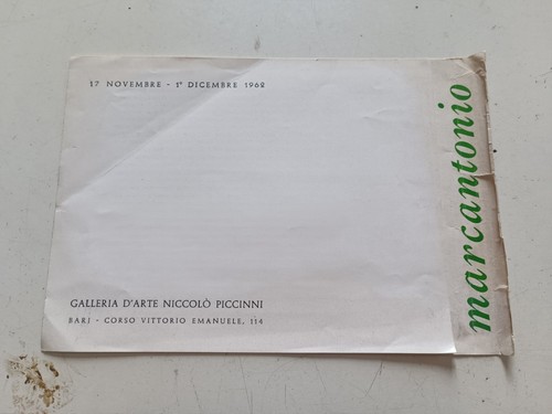 Carlo marcantonio 1962 - marcantonio,