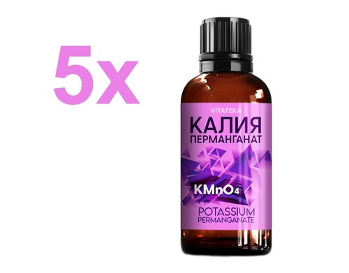 Permanganato potassio x - potassio, 5