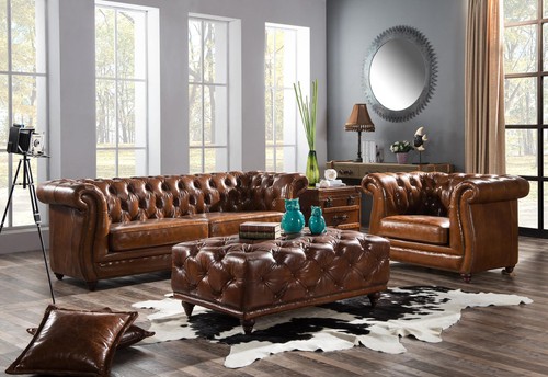 Divano vintage chesterfield - vintage,