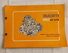 Ducati 860 Gt-Gts Manuale Per Riparazione Manuel Pour Station Service 