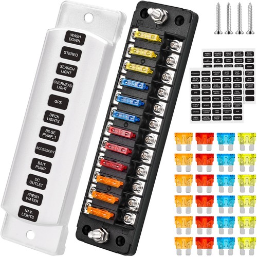 Portafusibili 12v vie con - portafusibili,