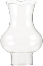 Paralume in Vetro Trasparente per Lampada a Olio Design Vintage per Decorazione 