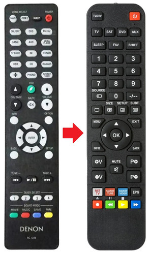 Telecomando adatto per - , denon