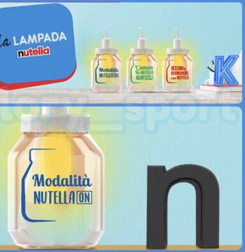 Lampada nutella - 💙💡💙lampada,