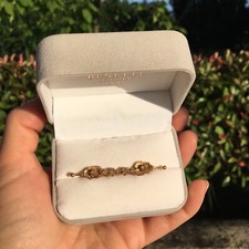 Antica Art Deco Spilla Oro 750