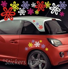 Adesivi fiori pezzi per - 60,