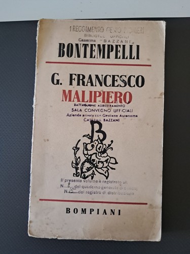 Francesco malipiero - g.,