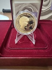 5 STERLINE POUND GOLD LEDY DIANA 1999 PROOF FDC UNC
