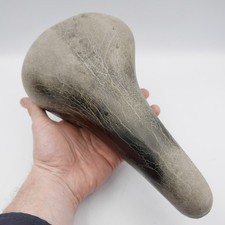 Sella in pelle grigio/nero