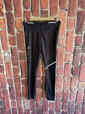 Leggings ciclismo Decathlon Kalenji uomo nero cropped con coulisse 30 x 31